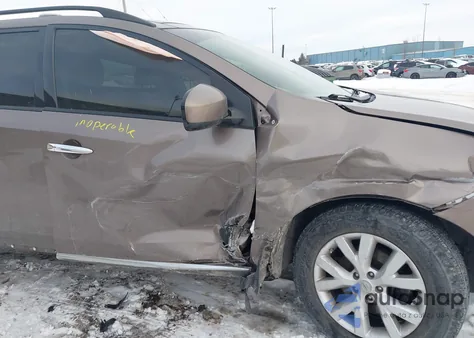 2014 Nissan Murano Sl из США, поврежденный, VIN JN8AZ1MW3EW508664